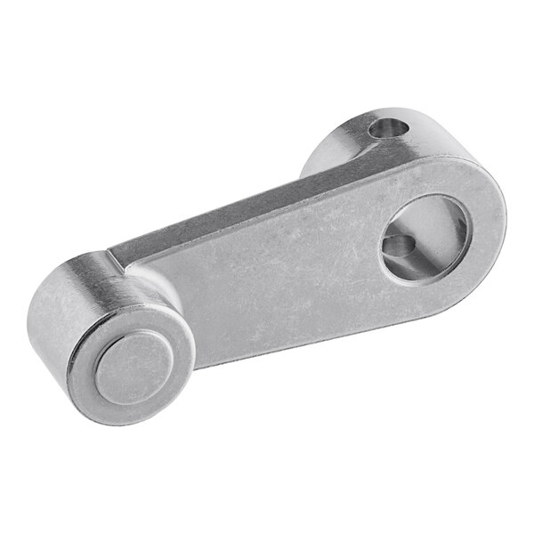 A silver metal Hobart Clevis/Bowl Lock.