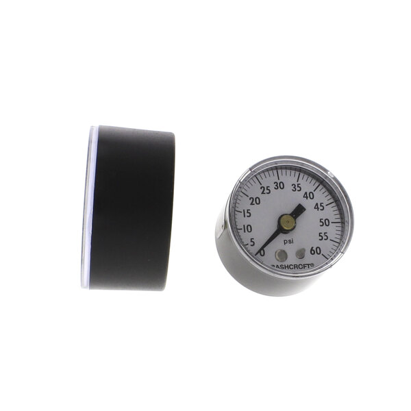 A close-up of a Cleveland pressure gauge.