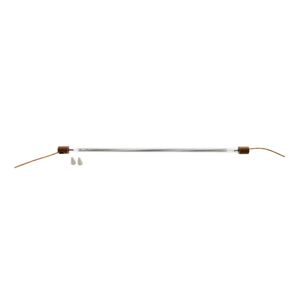 A long thin metal rod with a tube at the end.