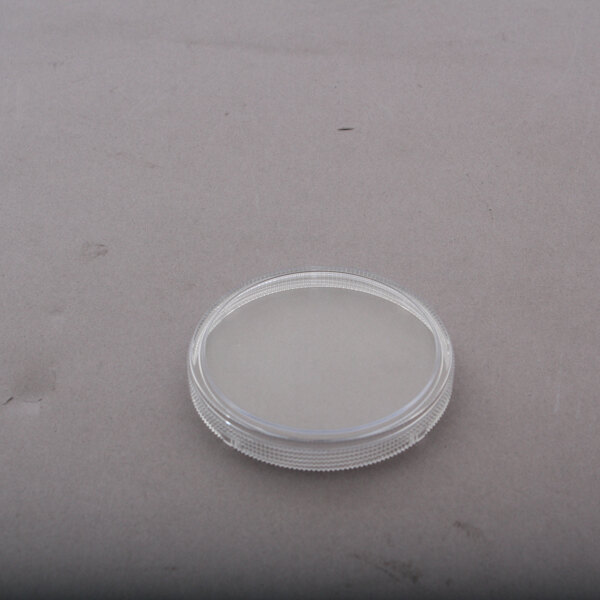 a clear plastic container with a lid