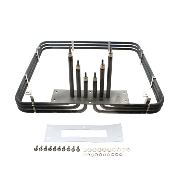 A metal frame with metal tubes and screws for a Blodgett 51148 heating element.