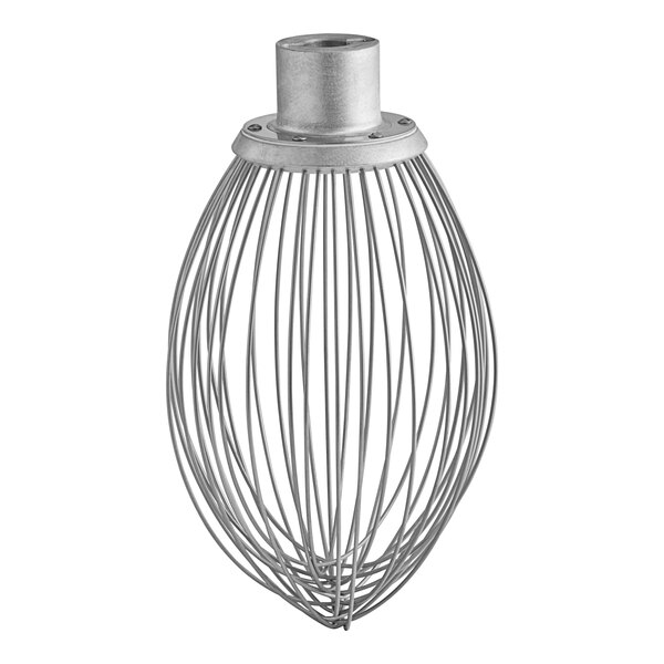 A Hobart 60 qt. wire whip on a white background.