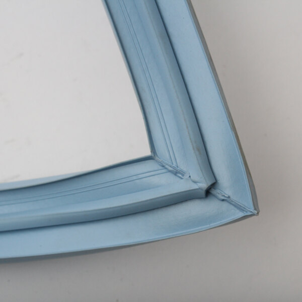 A close-up of a blue Delfield TBP60016 gasket.