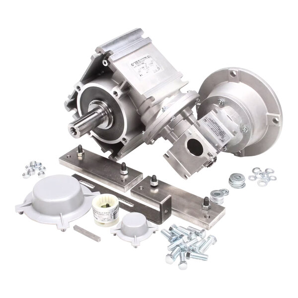 A Baxter gearbox with nuts and bolts.