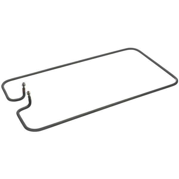 A black rectangular metal frame with a heating element inside.