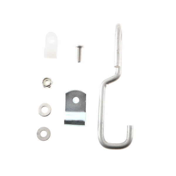 A Metro C5 Power Cord Hook, a metal hook and screw set.