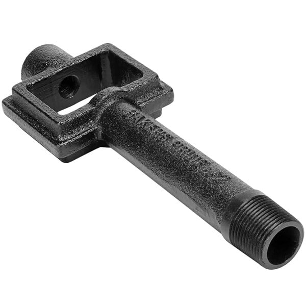 A black metal Bakers Pride Inspirator with a metal handle.