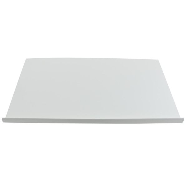 A white rectangular Federal Industries shelf.