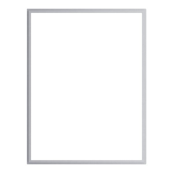 A white rectangular object with a white background.