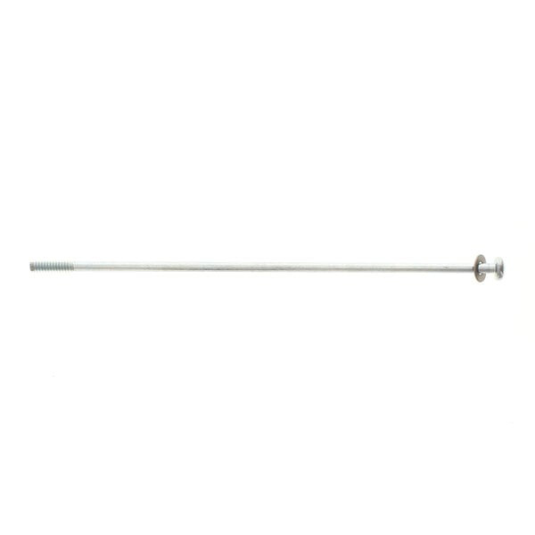 A long metal bolt with a base.
