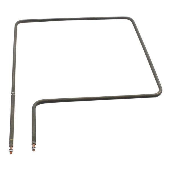A Lang 480v heating element with pipes and a black handle.