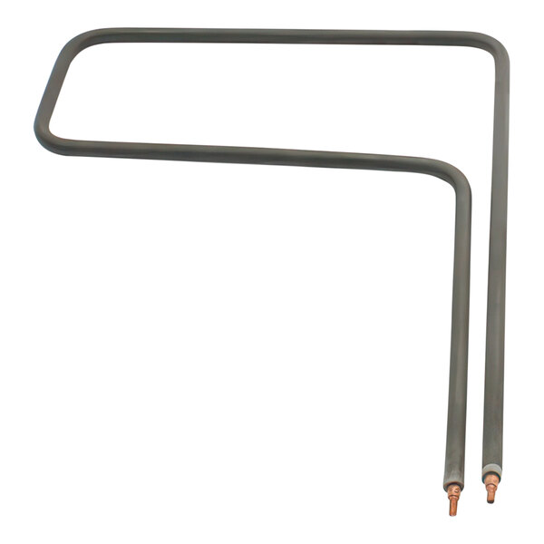 A Lang 2N-11040-07 heating element with two wires attached to it.