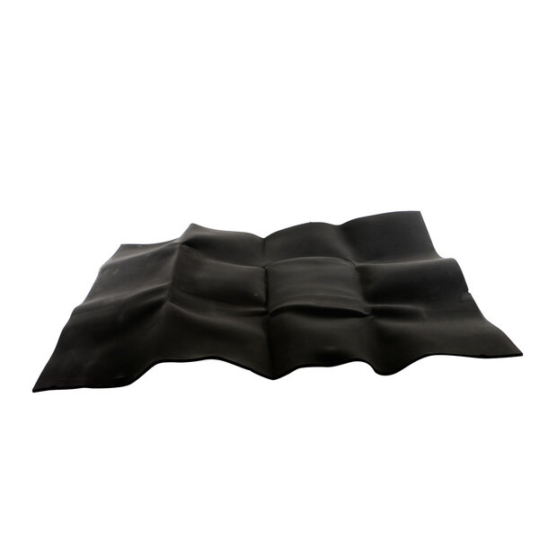 a black square object with a white background