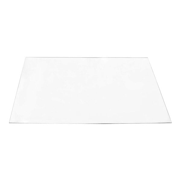A white rectangular object with black lines on the edges.