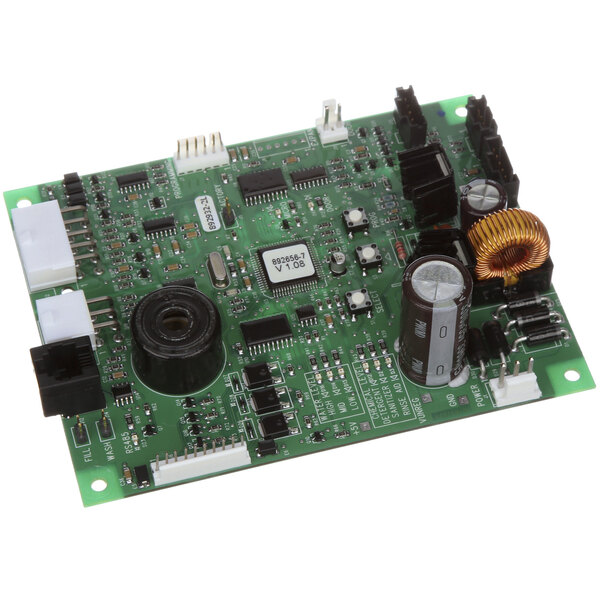 A green Hobart PC control board with small components.