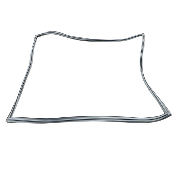A square-shaped black rubber door gasket with a white dart magnet.