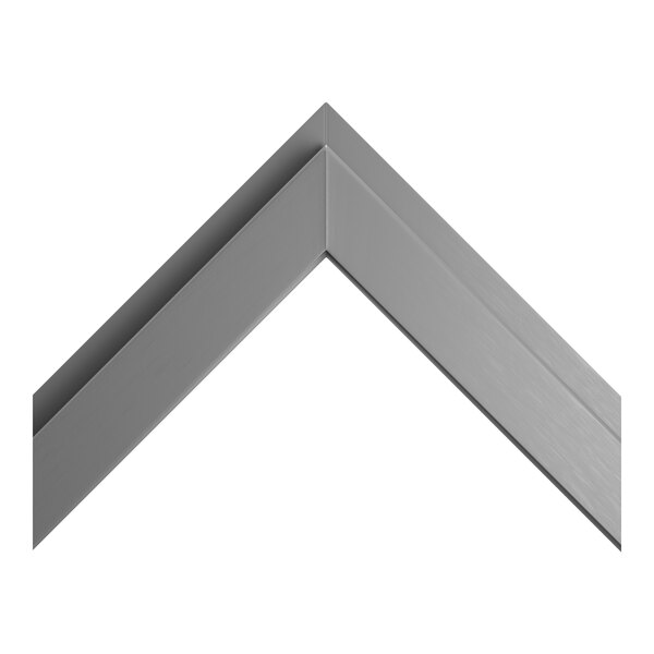 A gray magnetic door gasket for a refrigerator, measuring 24 1/2 inches by 29 3/4 inches.