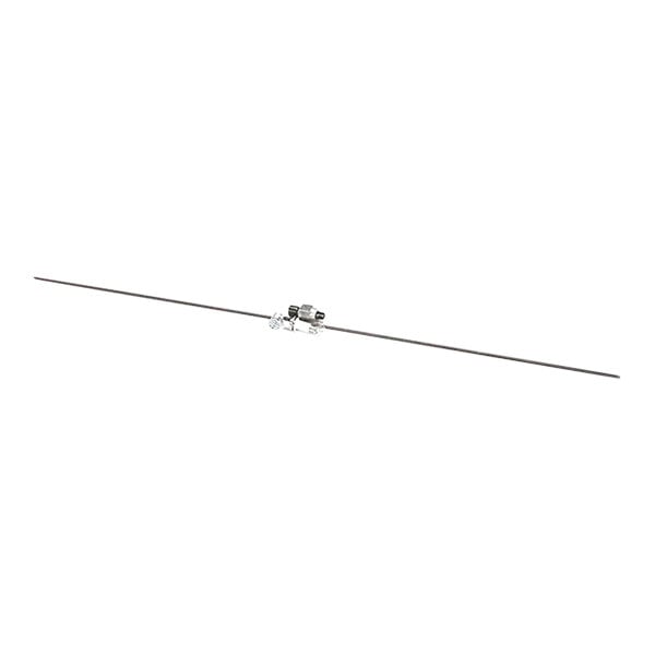 A long metal wire with a small metal object on the end, part of an Anthony Door Closer Kit.