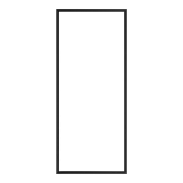 A rectangular black door seal for a warmer, designed for Continental Refrigerator units.