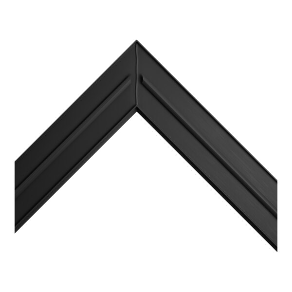 A black door seal for a warmer, designed for use with Continental Refrigerator equipment.