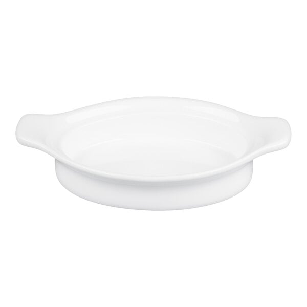 Libbey 911194803 Reflections 5 oz. Aluma White Small Porcelain Rarebit - 24/Case