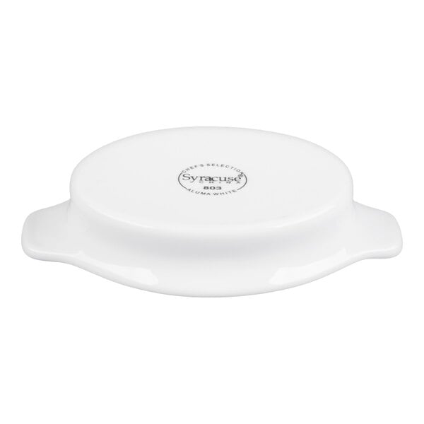 Libbey 911194803 Reflections 5 oz. Aluma White Small Porcelain Rarebit - 24/Case