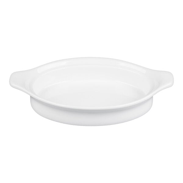 Libbey 911194804 Reflections 8 oz. Aluma White Medium Porcelain Rarebit - 24/Case