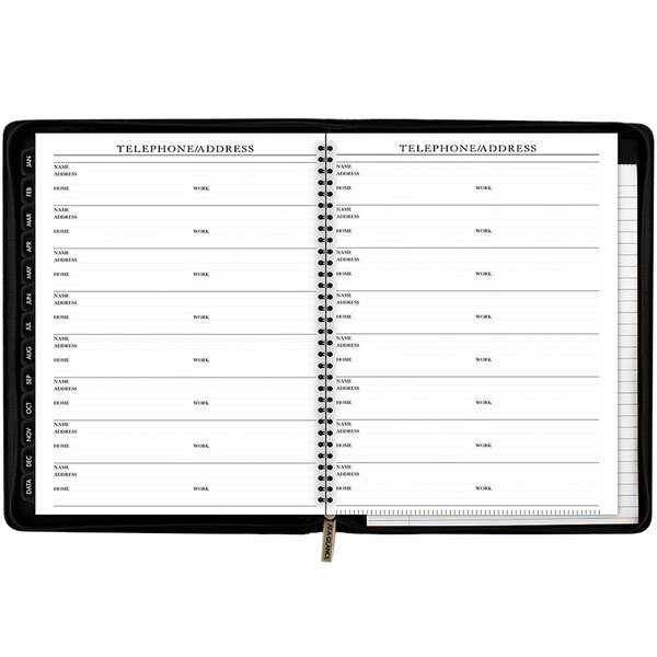 At A Glance 70nx8105 8 1 4 X 10 7 8 Black January 2021 December 2021 Columnar Executive Weekly Monthly Zipper Appointment Book
