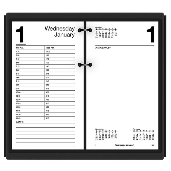 At A Glance E21050 4 1 2 X 8 White 2020 Large Desk Calendar