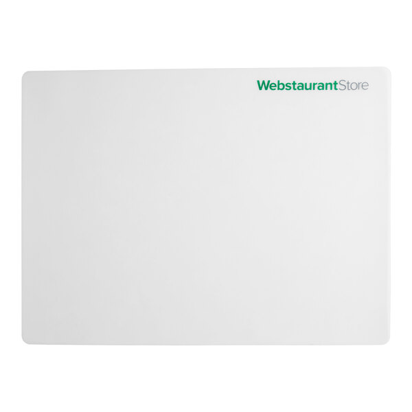WebstaurantStore 24" x 18" Flexible Cutting Board Mat with Logo - 6/Pack