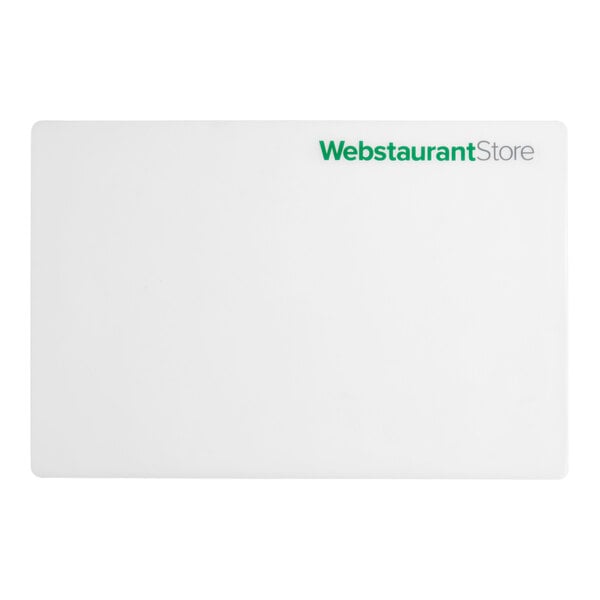WebstaurantStore 18" x 12" Flexible Cutting Board Mat with Logo - 6/Pack