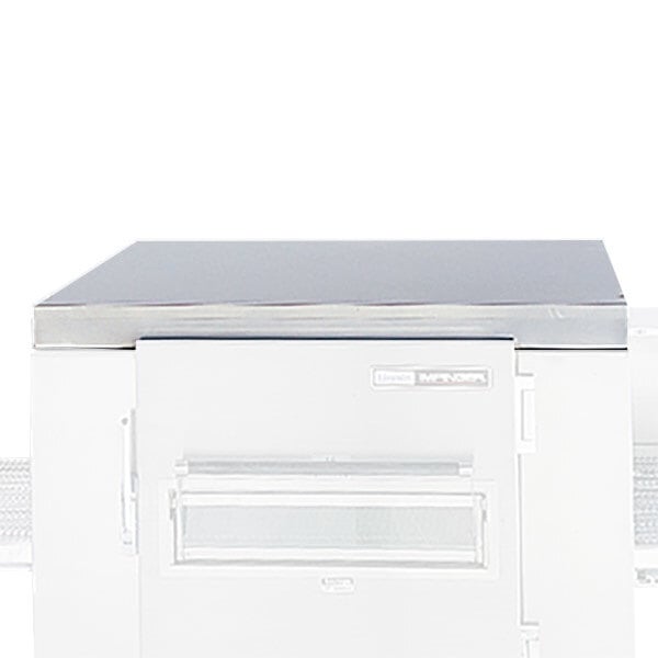 A white rectangular Lincoln oven panel with a metal top.