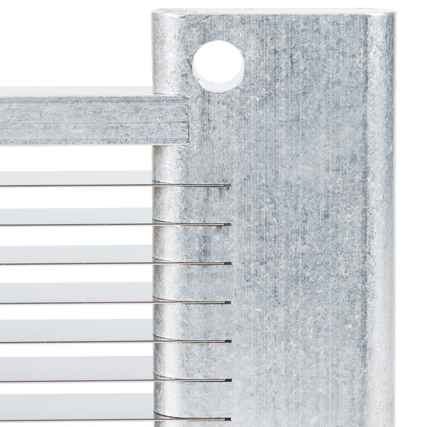 A close-up of a Nemco 1/4" metal blade assembly.