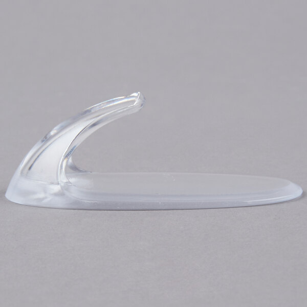 3M Command Clear Medium Hooks with curved tips.