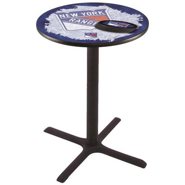 Holland Bar Stool L211b3628nyrang D2 28 Round New York New York Rangers Pub Table Main Picture