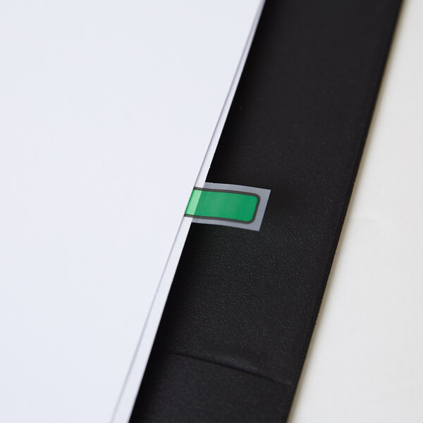 a close up of a bookmark