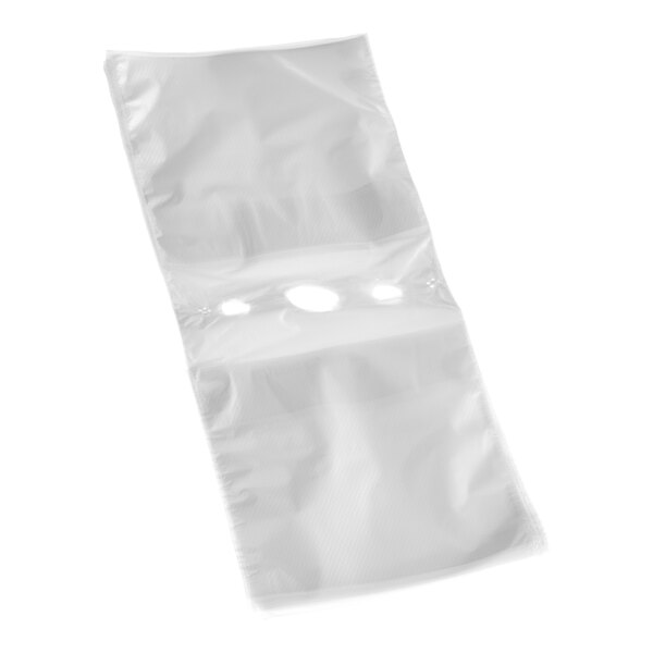 Choice 5 1/2" x 5 1/2" Unprinted Plastic Deli Saddle Bag with Flip Top - 2,000/Case