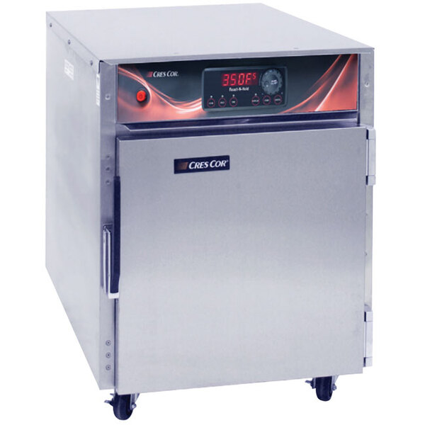 A Cres Cor Roast-N-Hold undercounter convection oven with digital controls.