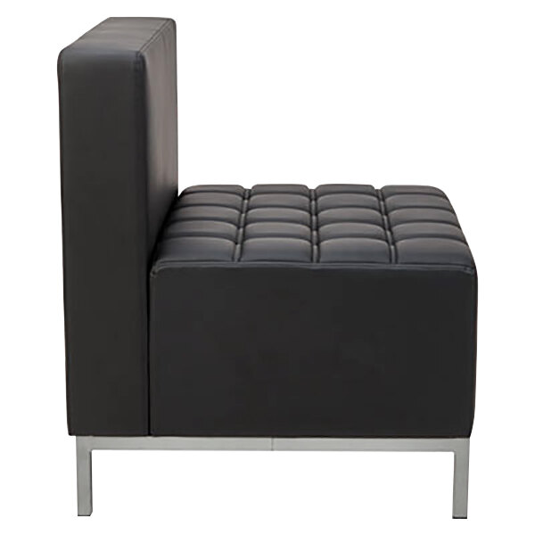 Sofa Armless Sectional Black ALEQB8116 
