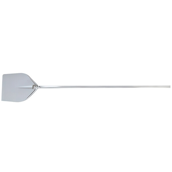 An American Metalcraft all aluminum pizza peel with a long handle.