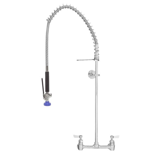 Fisher 13390 Backsplash Mounted 38 High Pre Rinse Faucet With 8