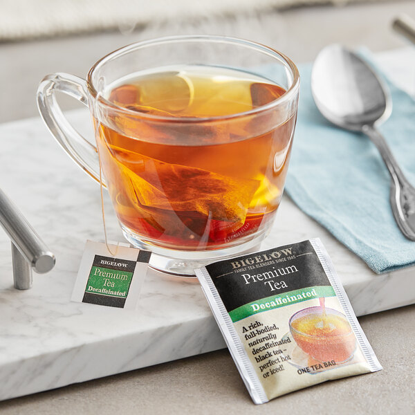 Bigelow Premium Decaffeinated Tea Bags - 48/Box