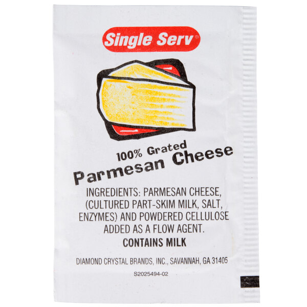 Grated Parmesan Cheese 3.5 Gram Portion Packet 200/Case