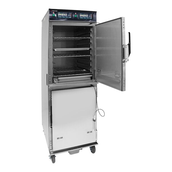 Cres Cor 1000CHSK1EX Half Height Stainless Steel Cook and Hold Smoker Oven with Touchscreen Controls - 208 / 240V, 3 Phase, 3,000W