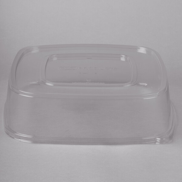 a clear plastic container with a lid