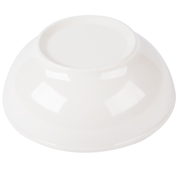 A white Thunder Group pho noodle bowl on a white background.