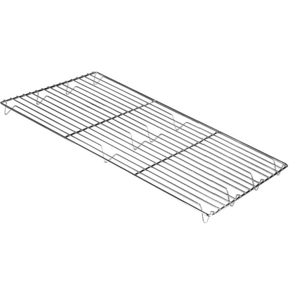 A Cres Cor footed wire cooling rack for a sheet pan.