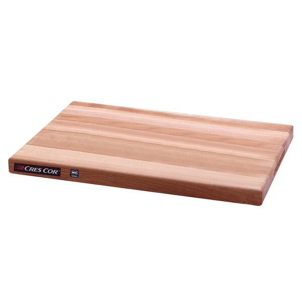 a close-up of a wooden cutting board