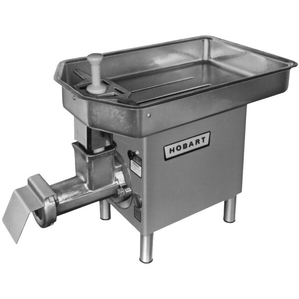 Hobart 4732A Stainless Steel Body Meat Grinder 200 Single Ph. On a Equ —  Palm Beach Restaurant Equipment
