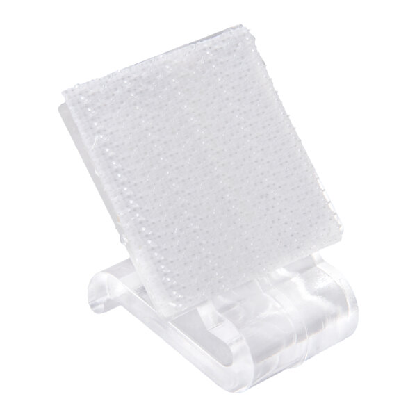 Snap Drape 5412CE29C2-010 Wyndham 13' x 29" White Continuous Pleat Table Skirt with Velcro® Clips